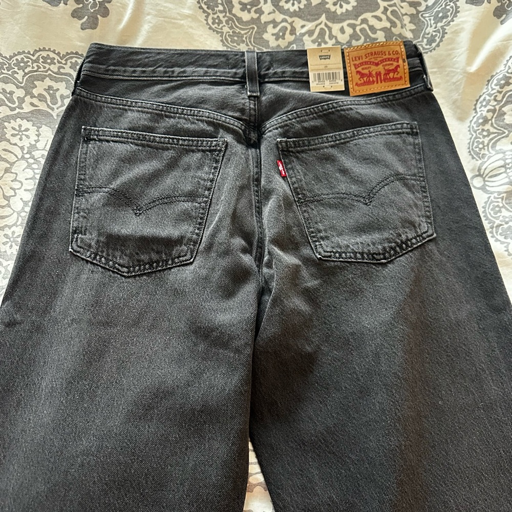 Levi's Dark Gray Straight Jeans